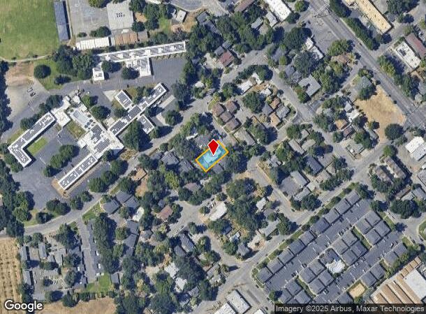  350 Ash St, Chico, CA Parcel Map