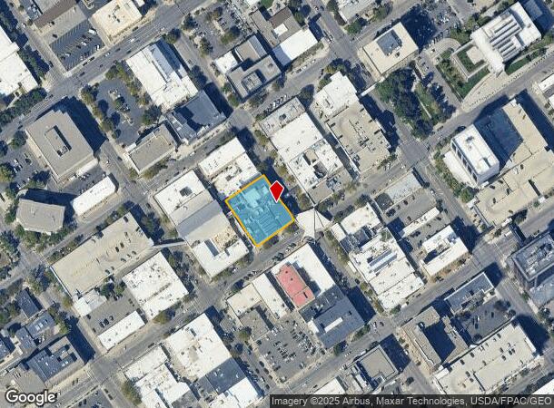  208 N Broadway St, Billings, MT Parcel Map