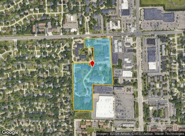  18301 W 13 Mile Rd, Southfield, MI Parcel Map