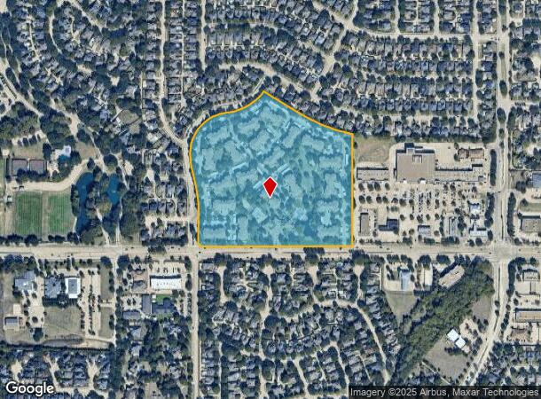 1420 W Mcdermott Dr, Allen, TX Parcel Map