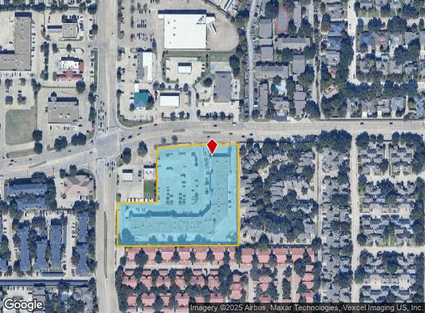  18110 Midway Rd, Dallas, TX Parcel Map