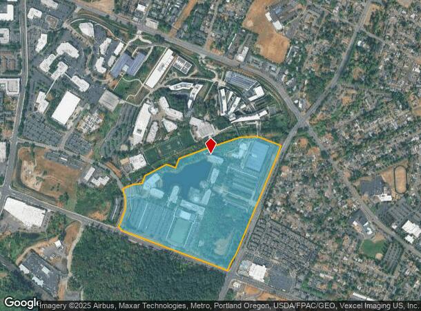  1 Sw Bowerman Dr, Beaverton, OR Parcel Map