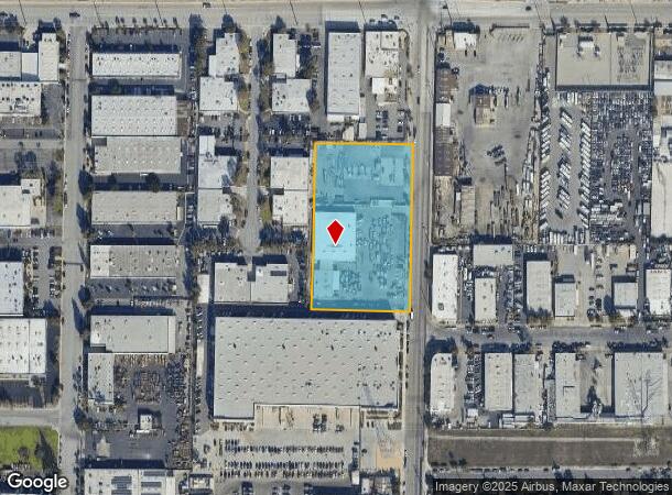  589 S Vincent Ave, Azusa, CA Parcel Map