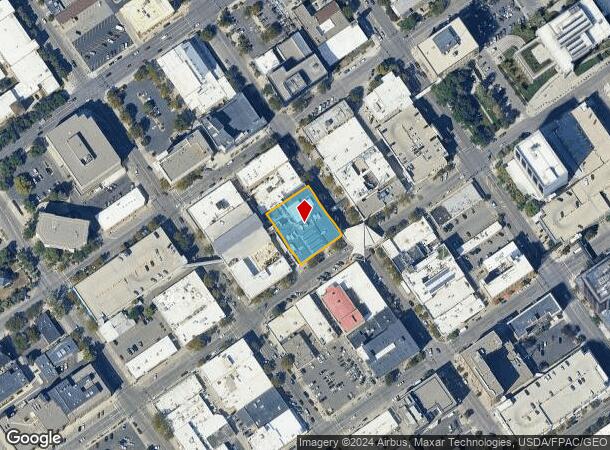  208 N Broadway St, Billings, MT Parcel Map