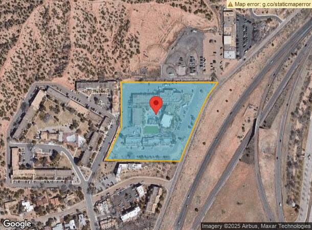  750 N Saint Francis Dr, Santa Fe, NM Parcel Map