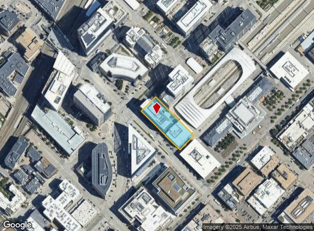  1600 Wewatta St, Denver, CO Parcel Map