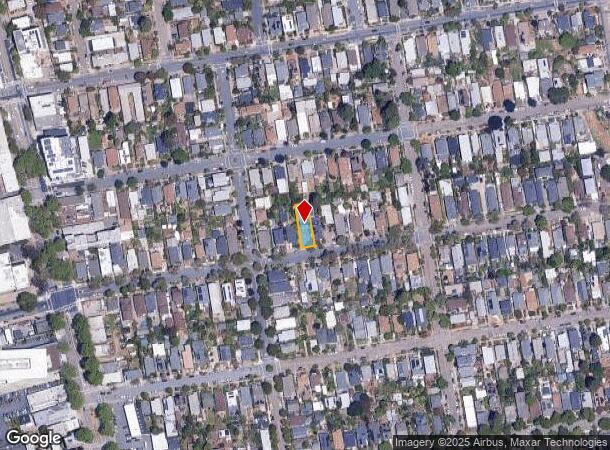1211 Parker St, Berkeley, CA Parcel Map