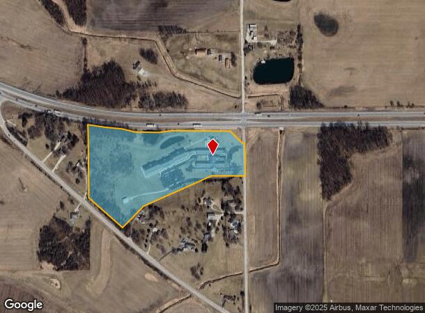 411 N Wolf Rd, Columbia City, IN Parcel Map