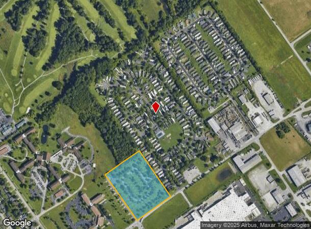  1350 Progress Way, Clarksville, IN Parcel Map