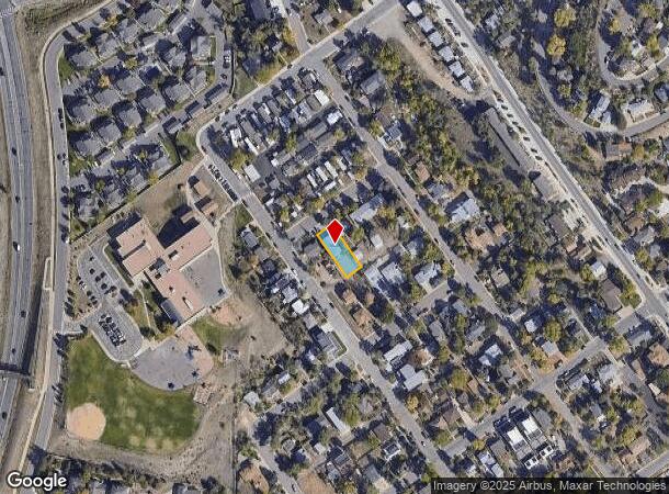  919 3Rd St, Golden, CO Parcel Map