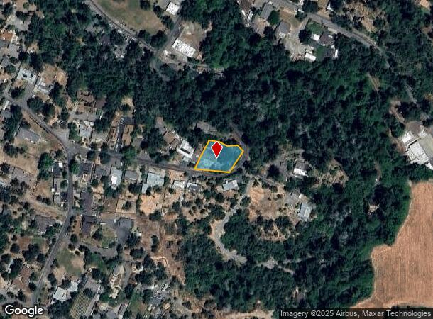 206 Sky Oaks Dr, Angwin, CA Parcel Map