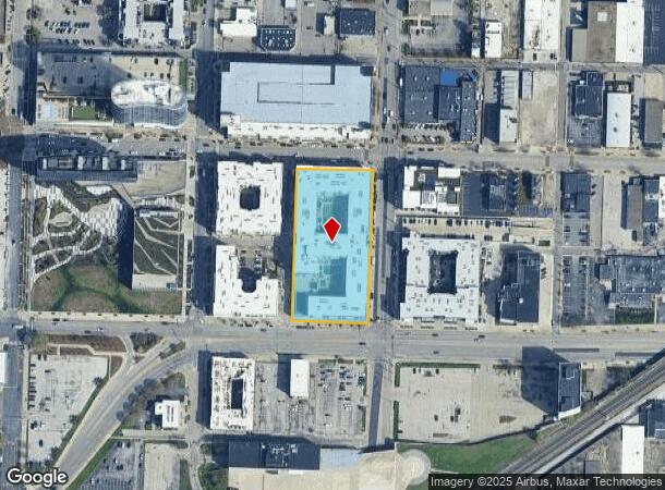  451 E Market St, Indianapolis, IN Parcel Map