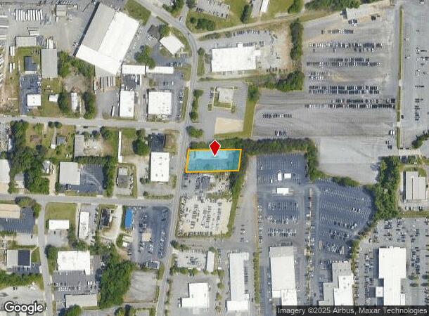  603 S Edwardia Dr, Greensboro, NC Parcel Map