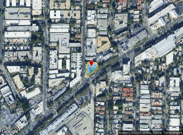  8729-8747 Santa Monica Blvd, West Hollywood, CA Parcel Map