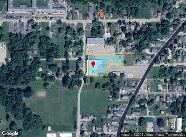  2404 U St, Bedford, IN Parcel Map