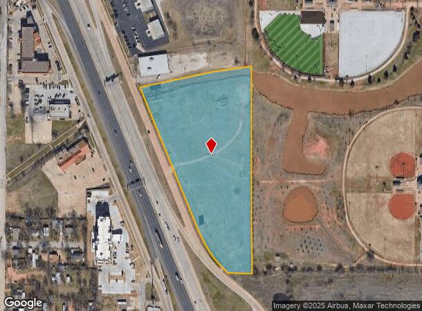 1105 Central Fwy, Wichita Falls, TX Parcel Map