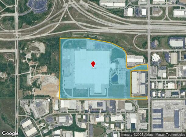  10500 Lackman Rd, Lenexa, KS Parcel Map