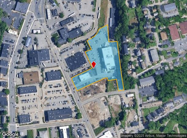  288 Grove St, Worcester, MA Parcel Map