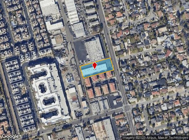  631 S East St, Anaheim, CA Parcel Map