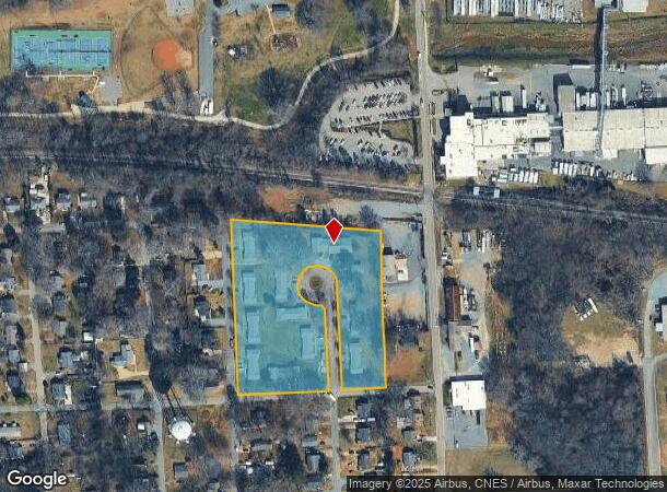 624 N Bragg St, Monroe, NC Parcel Map
