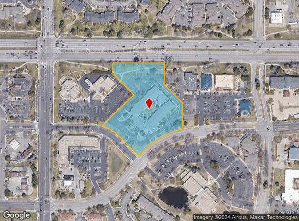  1200 Oakridge Dr, Fort Collins, CO Parcel Map