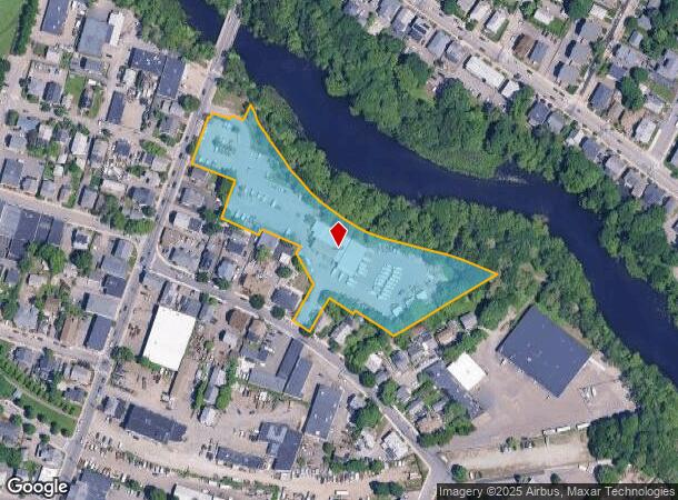  160 Newton St, Waltham, MA Parcel Map