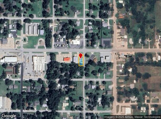  418 E Walnut St, Tecumseh, OK Parcel Map