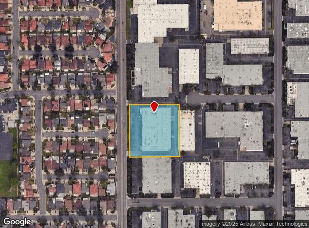 16808 Marquardt Ave, Cerritos, CA Parcel Map
