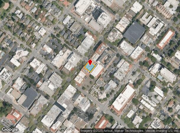 452 University Ave, Palo Alto, CA Parcel Map