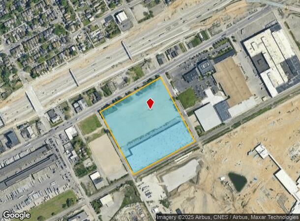 6701 W Fort St, Detroit, MI Parcel Map