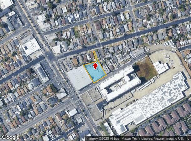1429 105Th Ave, Oakland, CA Parcel Map