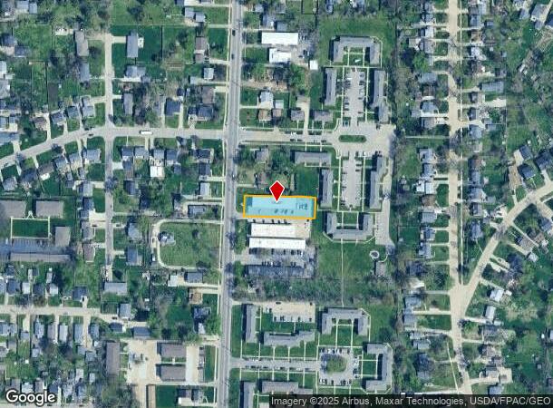  1422 Oakland Rd Ne, Cedar Rapids, IA Parcel Map