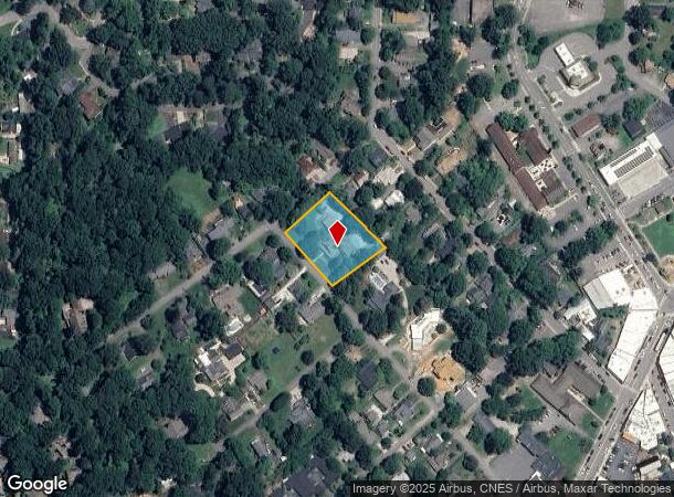 136 N Dougherty St, Black Mountain, NC Parcel Map