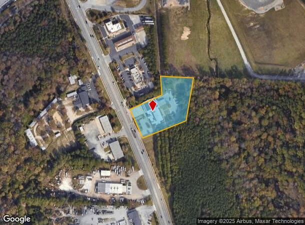 1615 E Williams St, Apex, NC Parcel Map
