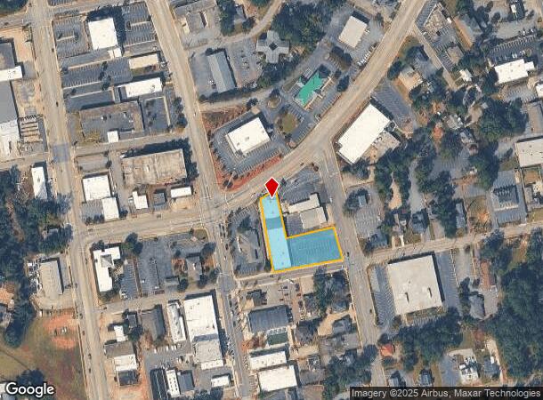  110 E Greenville St, Anderson, SC Parcel Map