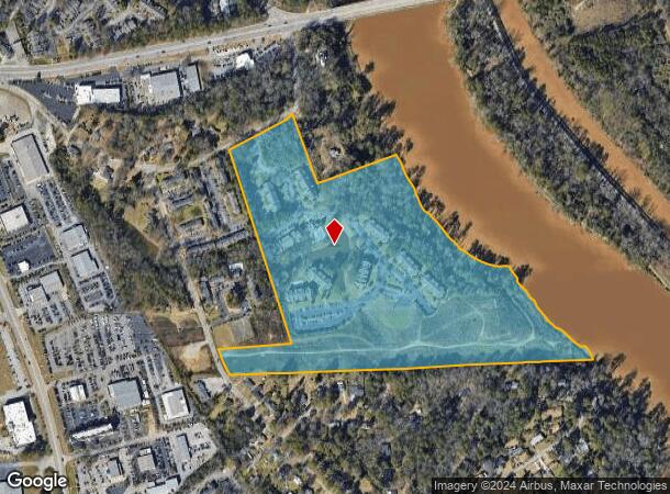  551 Riverhill Cir, Columbia, SC Parcel Map