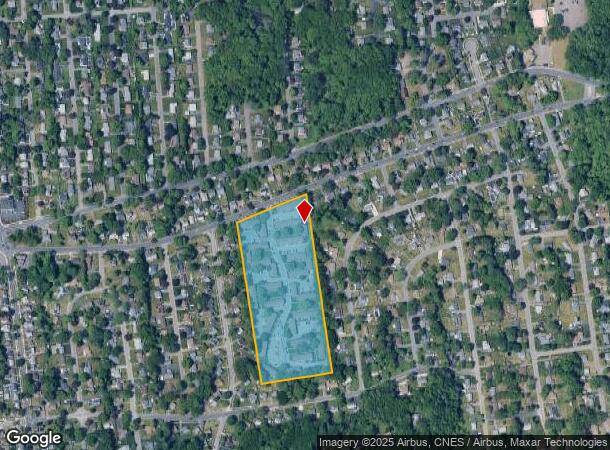 1042 Allen St, Springfield, MA Parcel Map