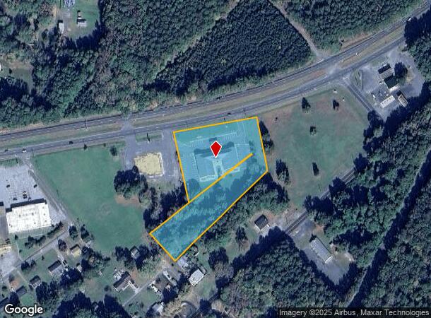 2543 Lankford Hwy, Exmore, VA Parcel Map