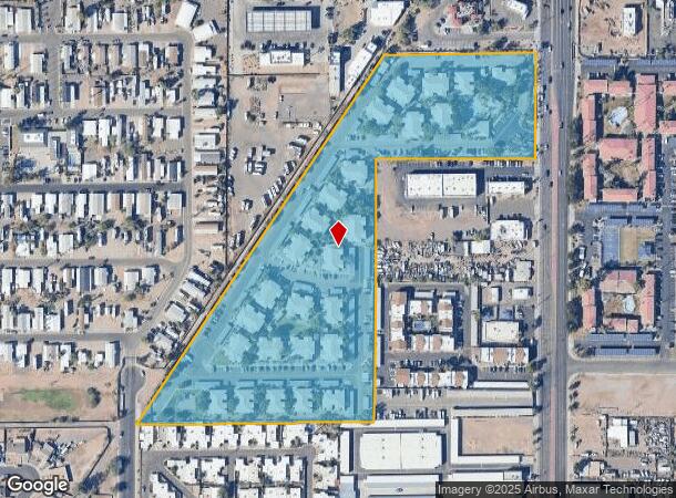  1930 N Country Club Dr, Mesa, AZ Parcel Map