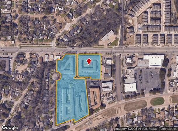  2738 W Davis St, Dallas, TX Parcel Map