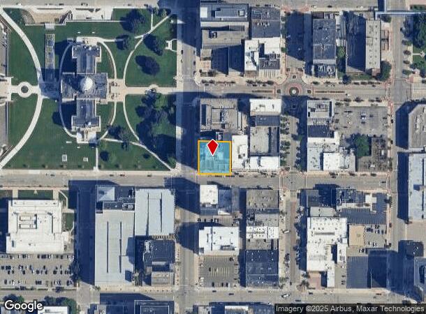 120 W Allegan St, Lansing, MI Parcel Map