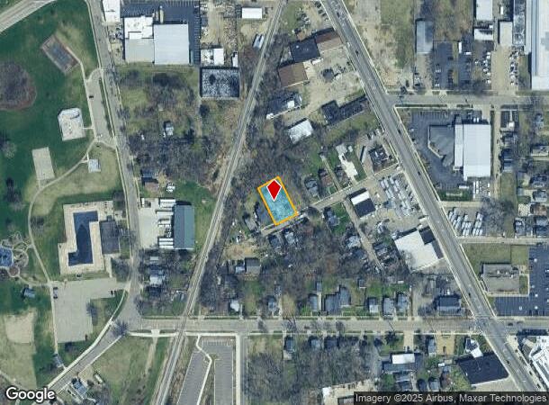  649 Carr St, Kalamazoo, MI Parcel Map