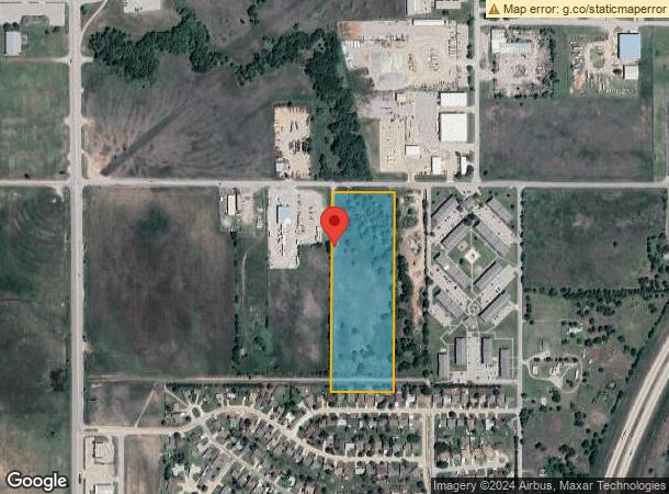  801 Sw Bishop Rd, Lawton, OK Parcel Map