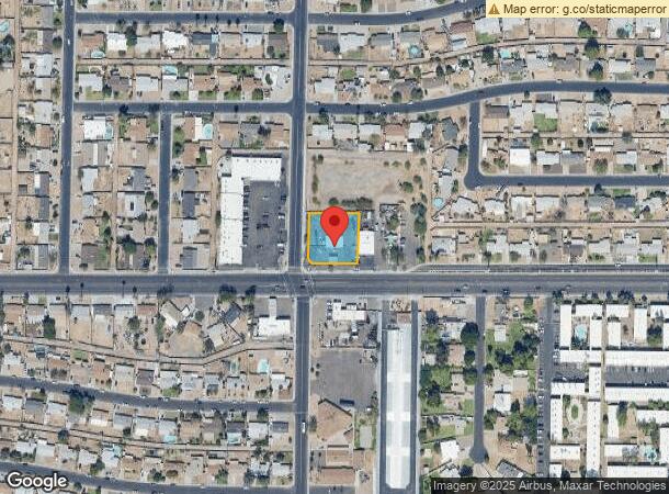  1560 W University Dr, Mesa, AZ Parcel Map