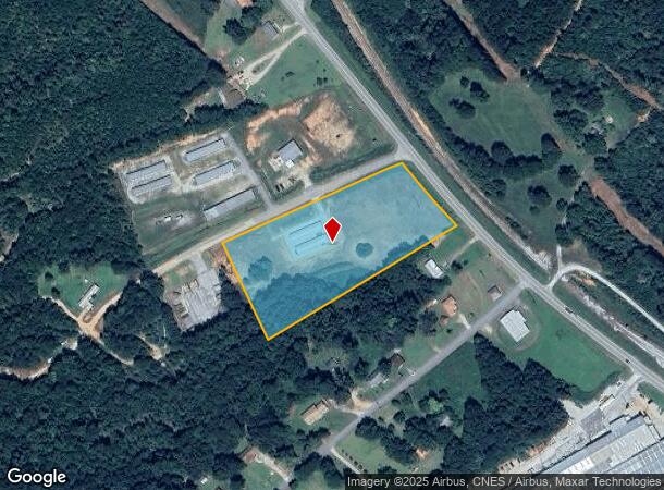  1511 Adams Industrial Dr, Elberton, GA Parcel Map