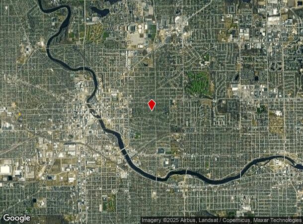  1415 E Washington St, South Bend, IN Parcel Map