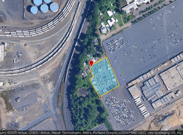 6908 N Roberts Ave, Portland, OR Parcel Map