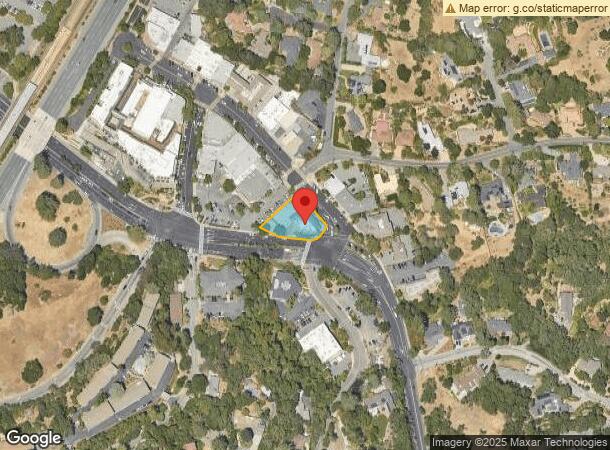  80 Moraga Way, Orinda, CA Parcel Map