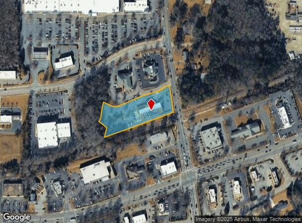 1420 E Broad St, Fuquay Varina, NC Parcel Map