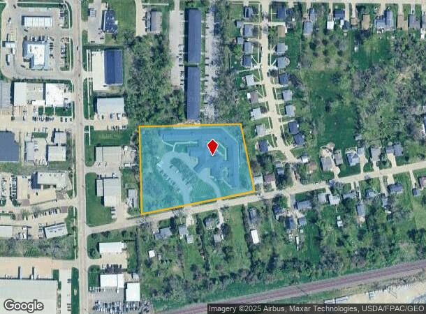 136 36Th Ave Sw, Cedar Rapids, IA Parcel Map